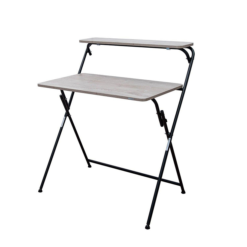 Sofsys Usa Modern Folding Desk 863 Two Tier~14245854$NOWA$