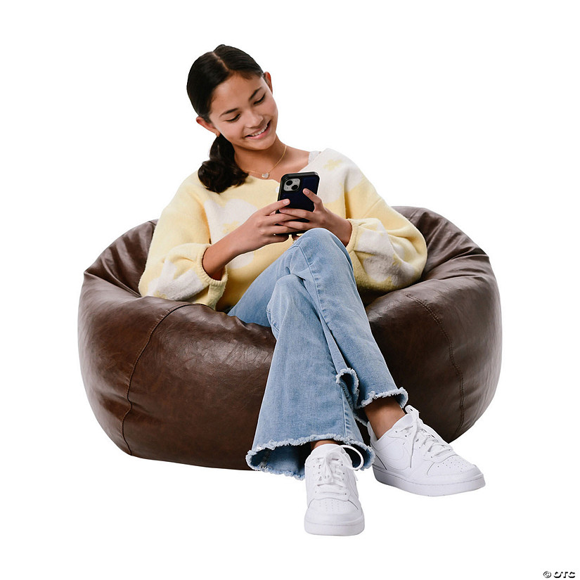 SoftScape Classic 35" Standard Bean Bag Distressed - Walnut Image