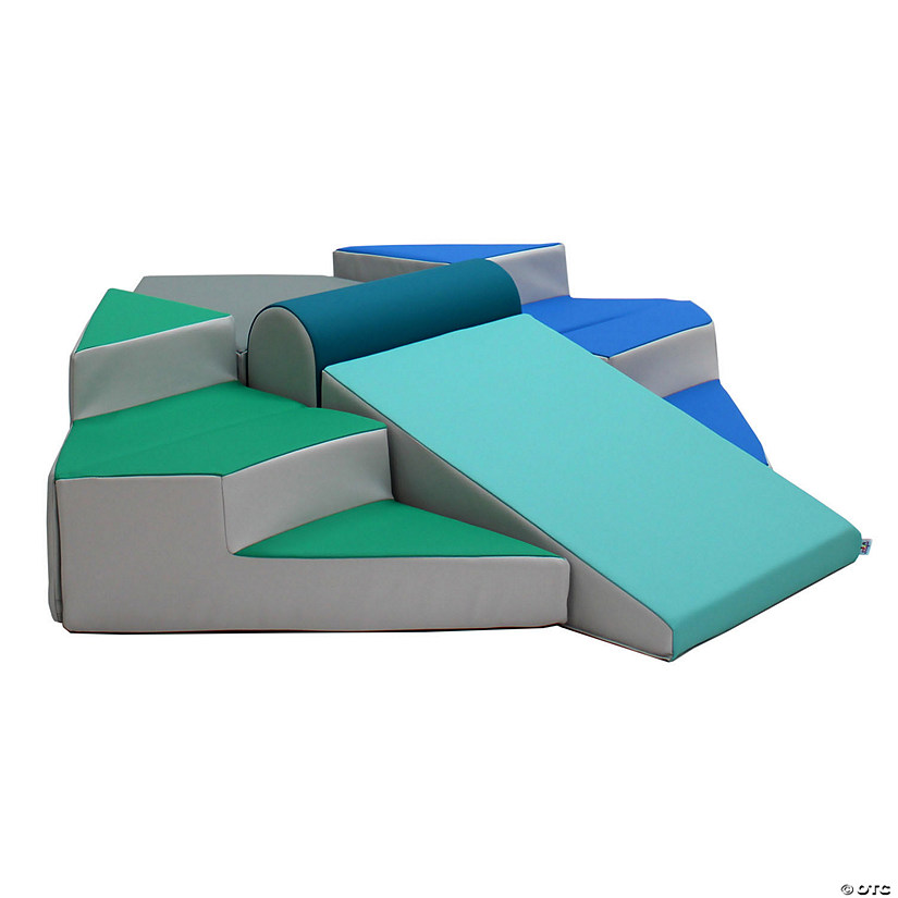 SoftScape Step Up and Slide Corner Climber - Contemporary Image