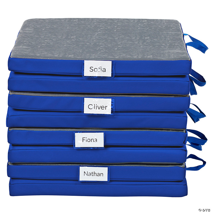 SoftScape Two-Fold Rest Mats, Blue 4-Pack Image