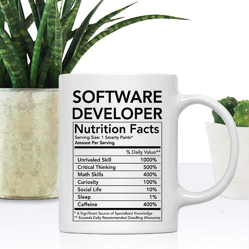 Software Developer Ceramic Coffee Mug Image