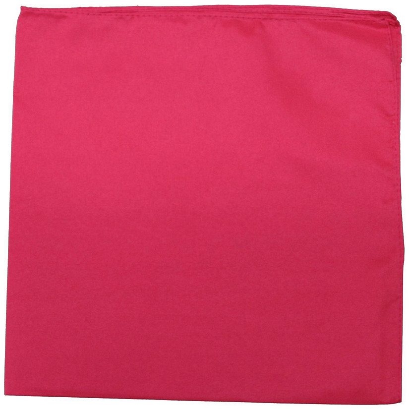 Solid 100% Polyester Unisex Bandana Image