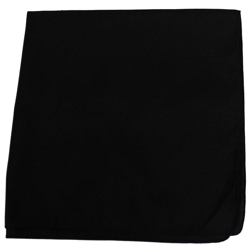 Solid 100% Polyester Unisex Bandana Image