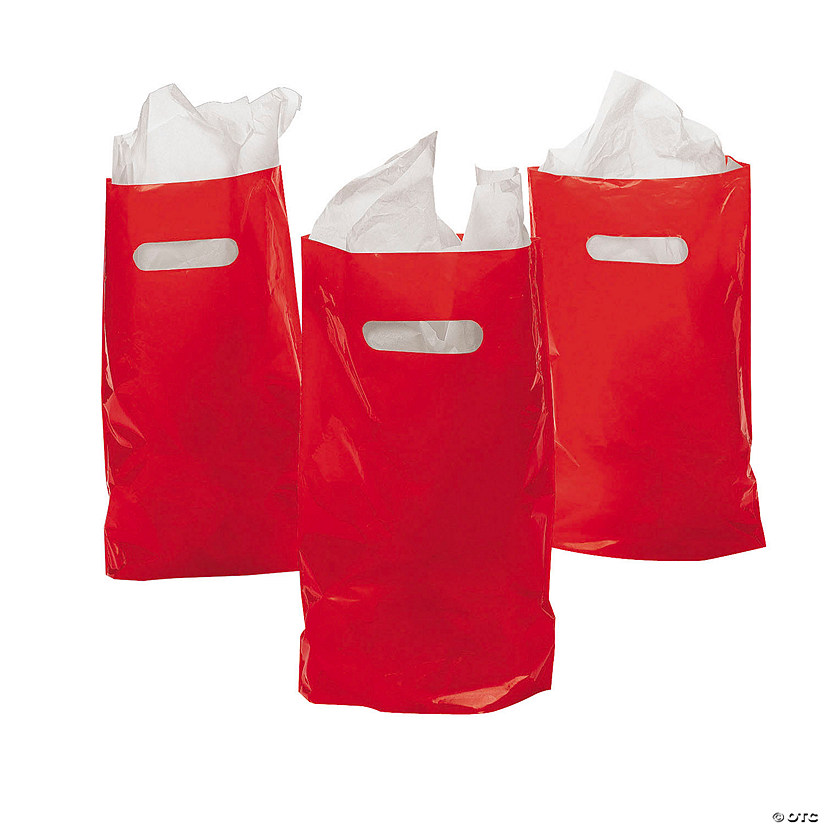 Solid Color Plastic Goody Bags 50 Pc. Oriental Trading