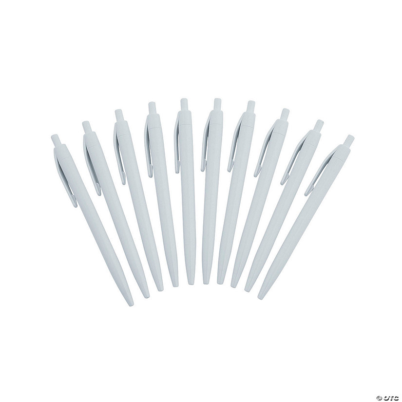 Solid Color Retractable Pens - 24 Pc. Image