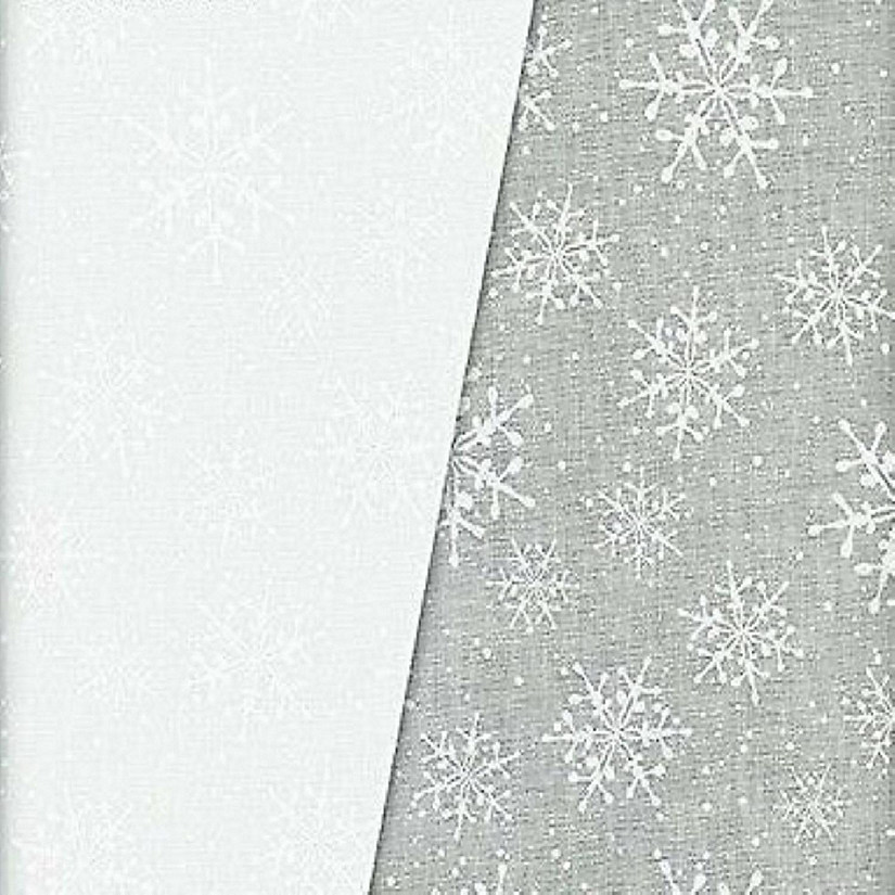 Solitaire Snowflakes Cotton Fabric by Maywood Studio Image