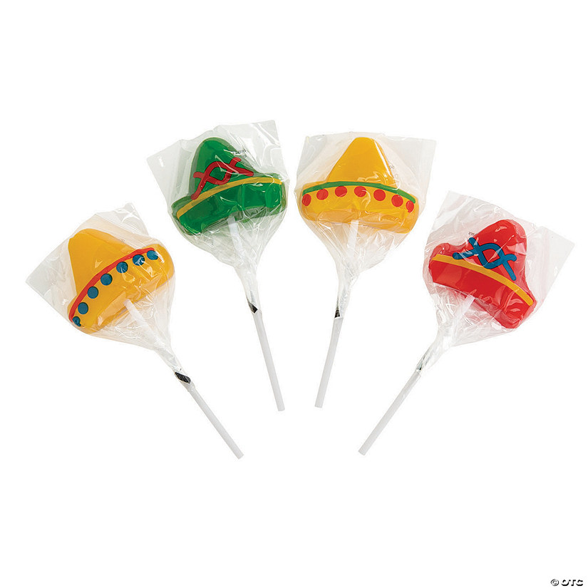 Sombrero Lollipops - 12 Pc. Image