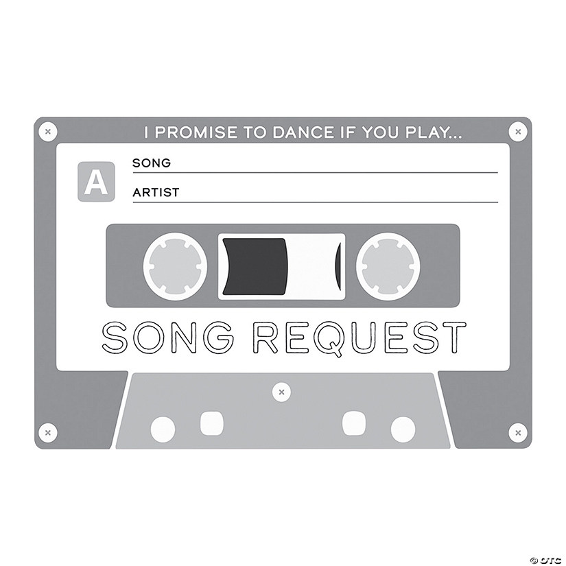 Song Request Cards - 24 Pc. Image
