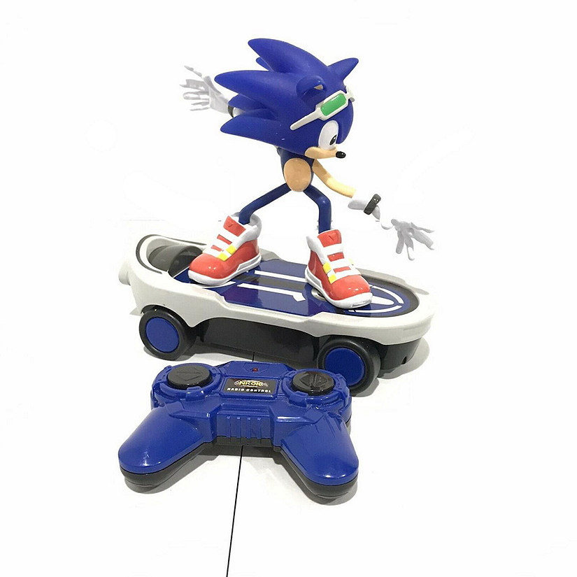 Sonic Free Riders Sonic The Hedgehog RC Skateboard Figure Image