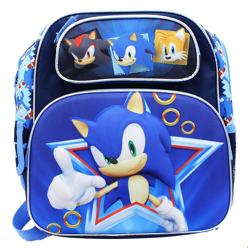 Sonic the Hedgehog 12 Inch 3D Kids Backpack Image