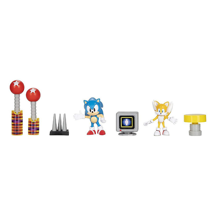 Sonic The Hedgehog 2.5 Inch Action Figure Diorama Set Image