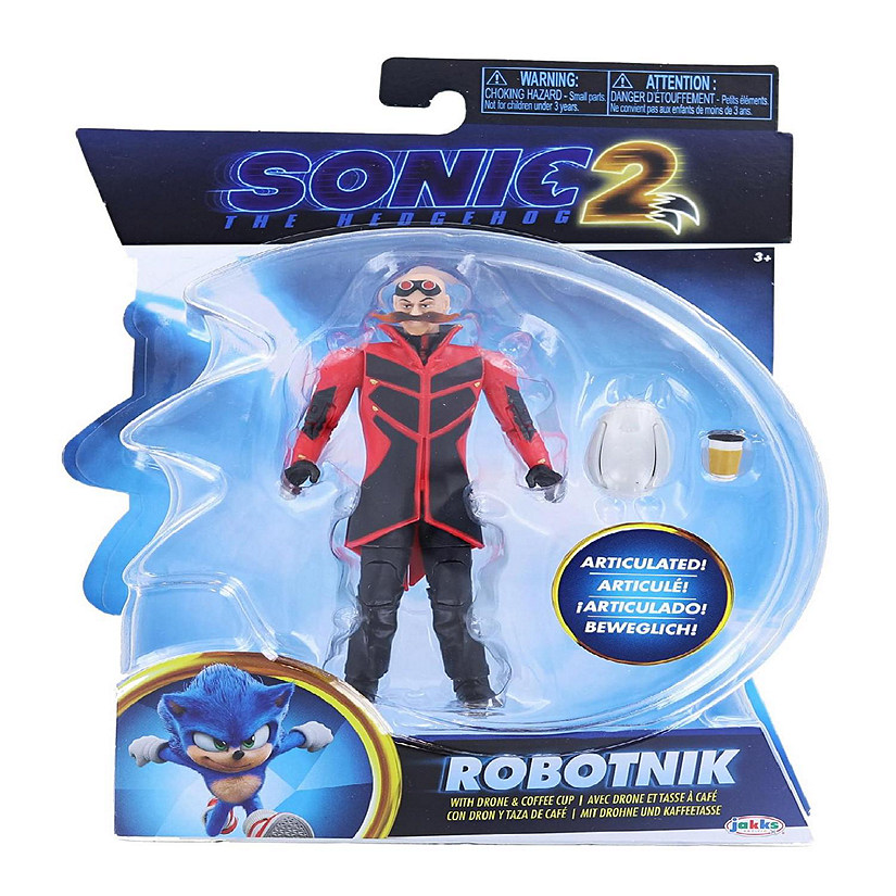 Sonic the Hedgehog 4 Inch Figure  Robotnik with Drone Image