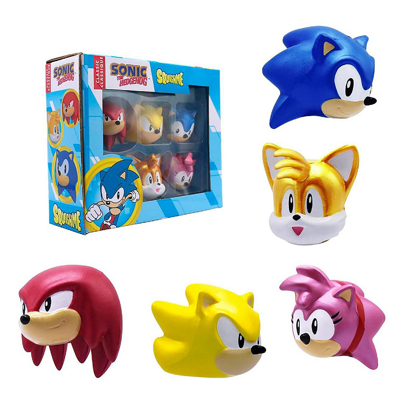 Sonic the Hedgehog 5 Piece SquishMe Collectors Box Image