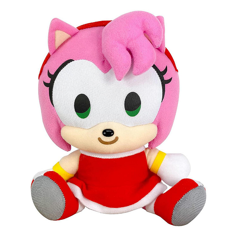 Sonic The Hedgehog 7 Inch Plush  Amy Sitting Image