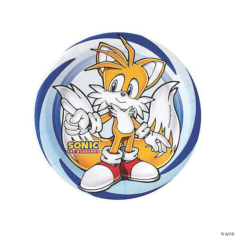 Sonic the Hedgehog&#8482; Paper Dessert Plates - 8 Ct. Image