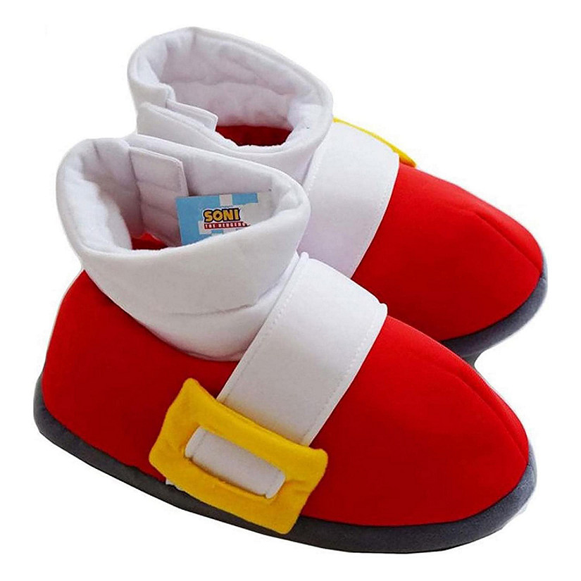 Sonic The Hedgehog Sonic Plush Slippers  One Size Image