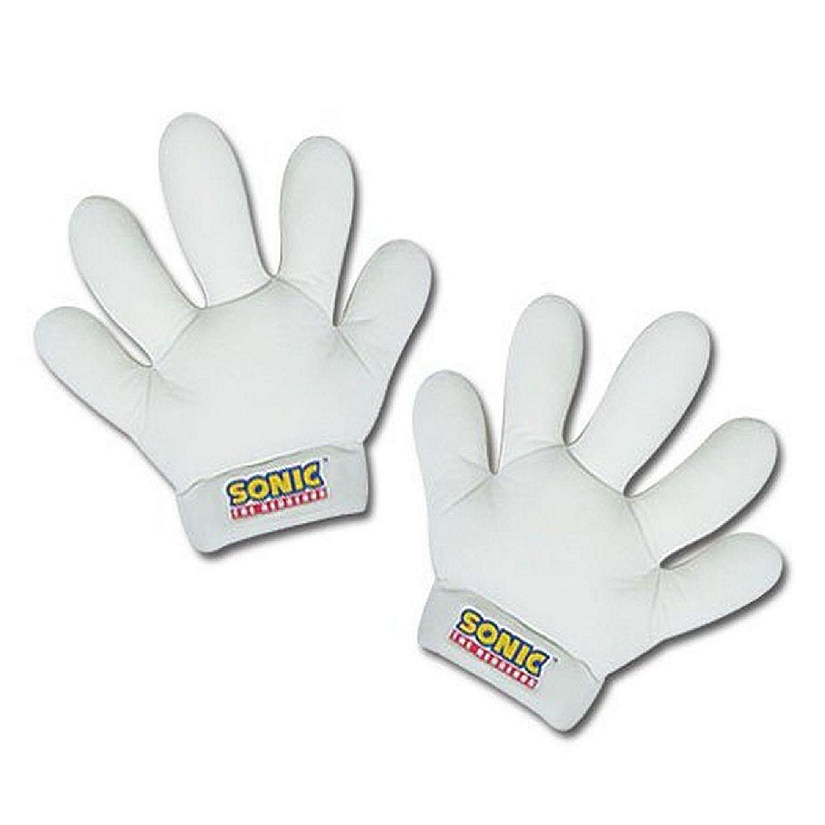 Sonic The Hedgehog Sonic White Plush Gloves Image