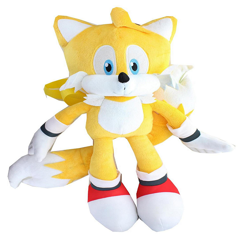 Sonic the Hedgehog Tails 17 Inch Plush Backpack Image