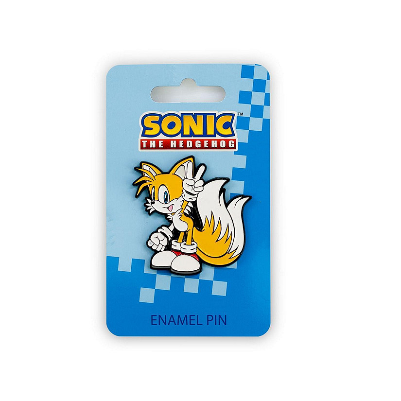 Sonic The Hedgehog Tails Enamel Pin  Official Sonic Series Collectible Image
