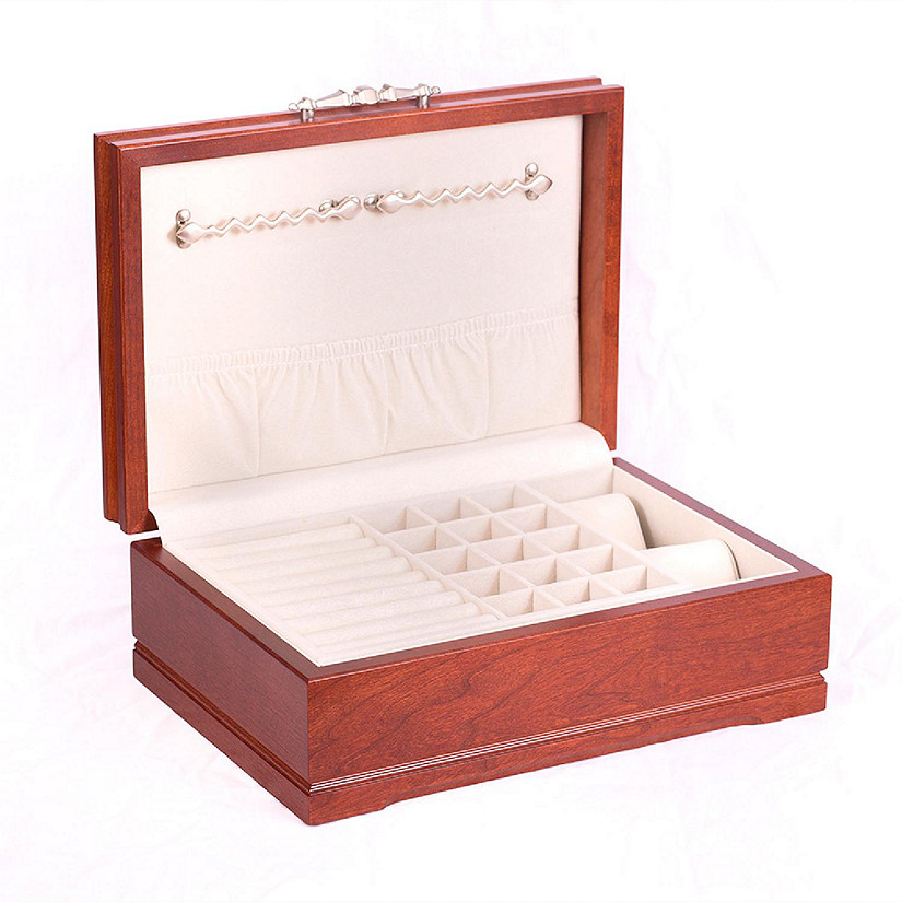 Sophistication Jewel Chest, Solid American Cherry Hardwood w/Heritage Cherry Finish. Image