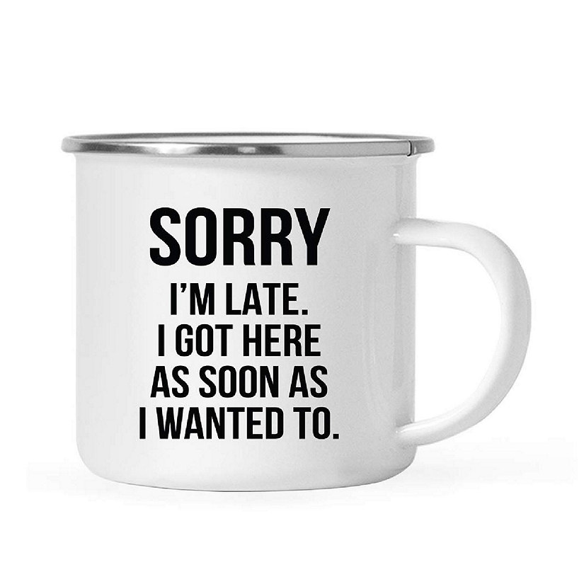Sorry Im Late Wanted 11oz Mug Image