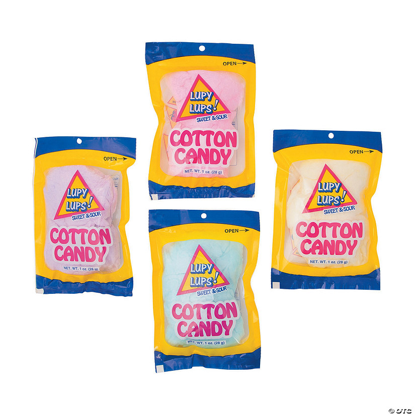 Sour Carnival Cotton Candy - 12 Pc. Image