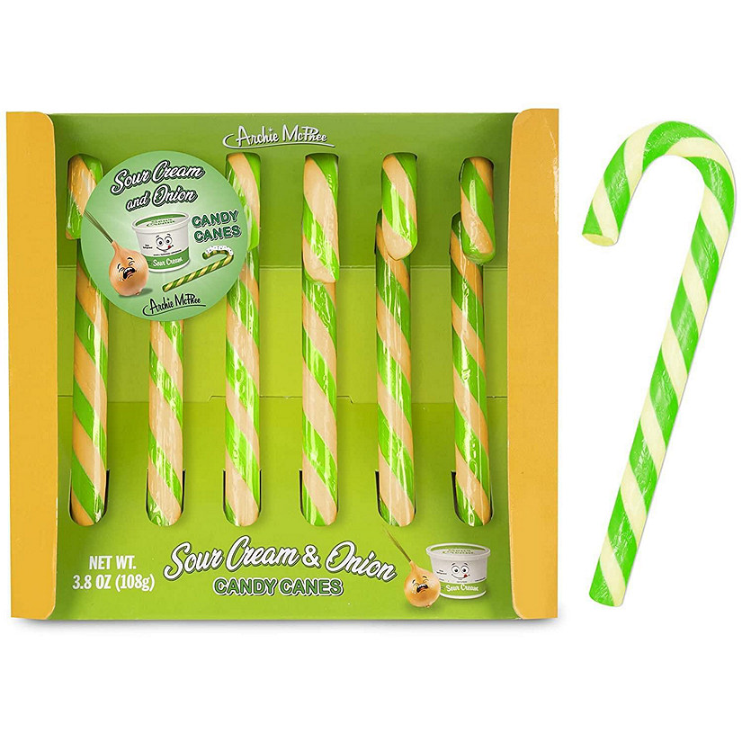 Sour Cream and Onion Candy Canes  6 Piece Gift Set Image