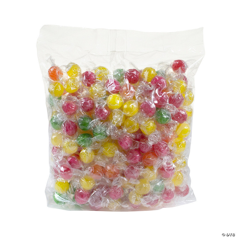 Sour Fruit Balls Hard Candy, 5lb Oriental Trading