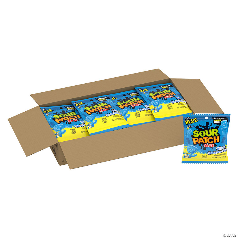 Sour Patch<sup>&#174;</sup> Kids Blue Raspberry Candy Packs - 12 Pc. Image