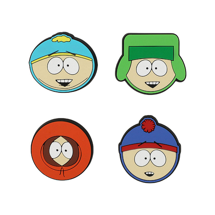 South Park Main Characters 4-Piece Lapel Pin Set Image