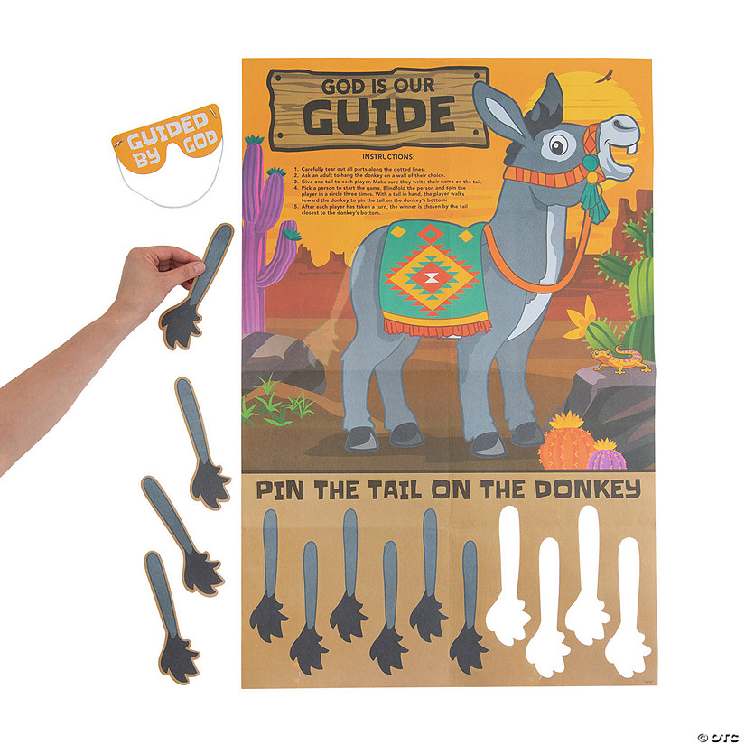 Southwest VBS Pin the Tail on the Donkey Game Image