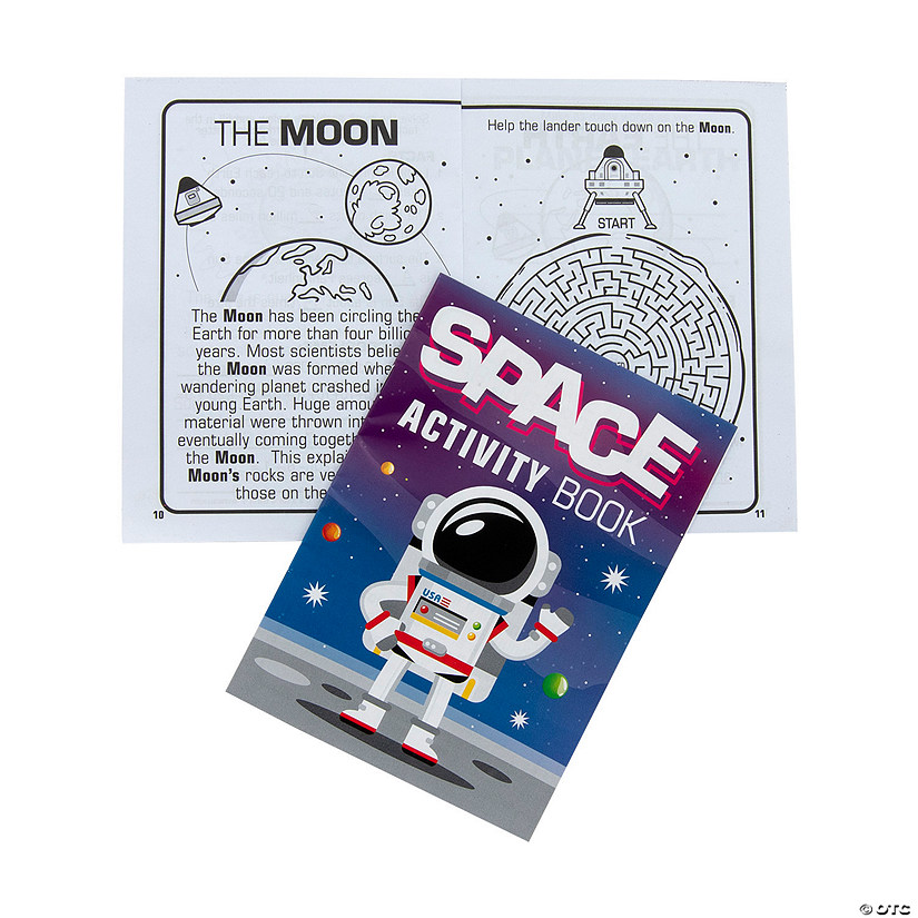 Space Activity Books - 12 Pc. Image