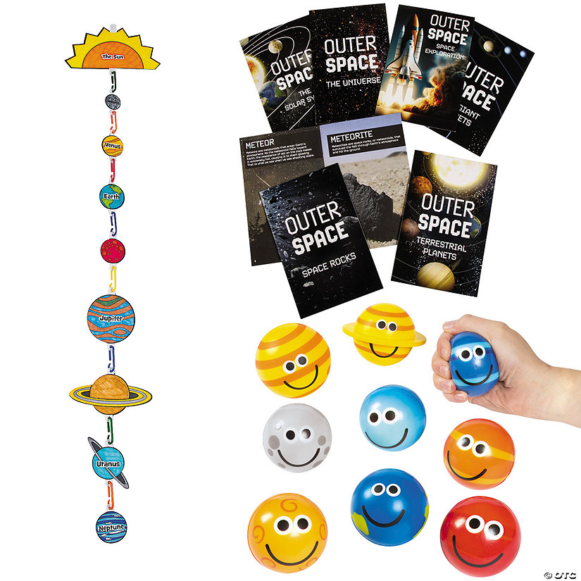 Space &amp; Solar System Learning Activity Kit for 24 Image