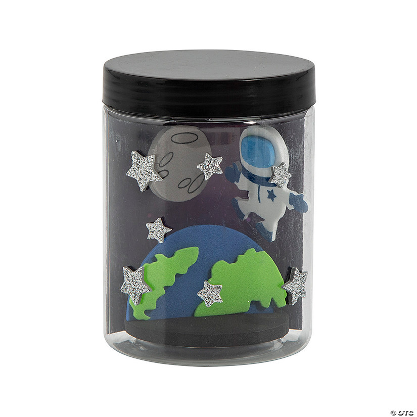Space Galaxy in a Jar Craft Kit - Makes 6 Image