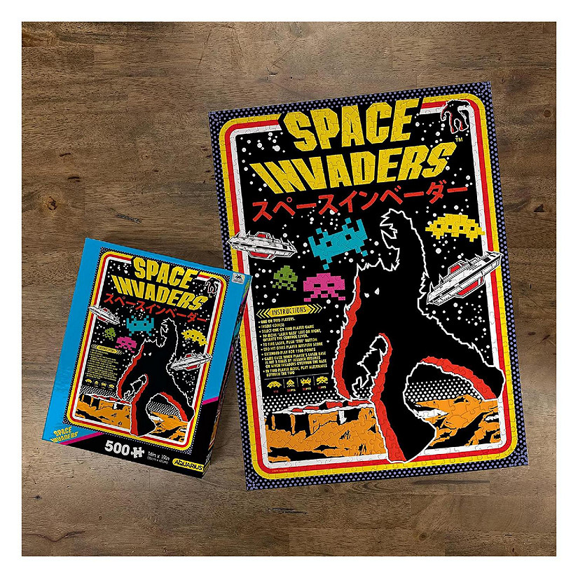 Space Invaders 500 Piece Jigsaw Puzzle Image