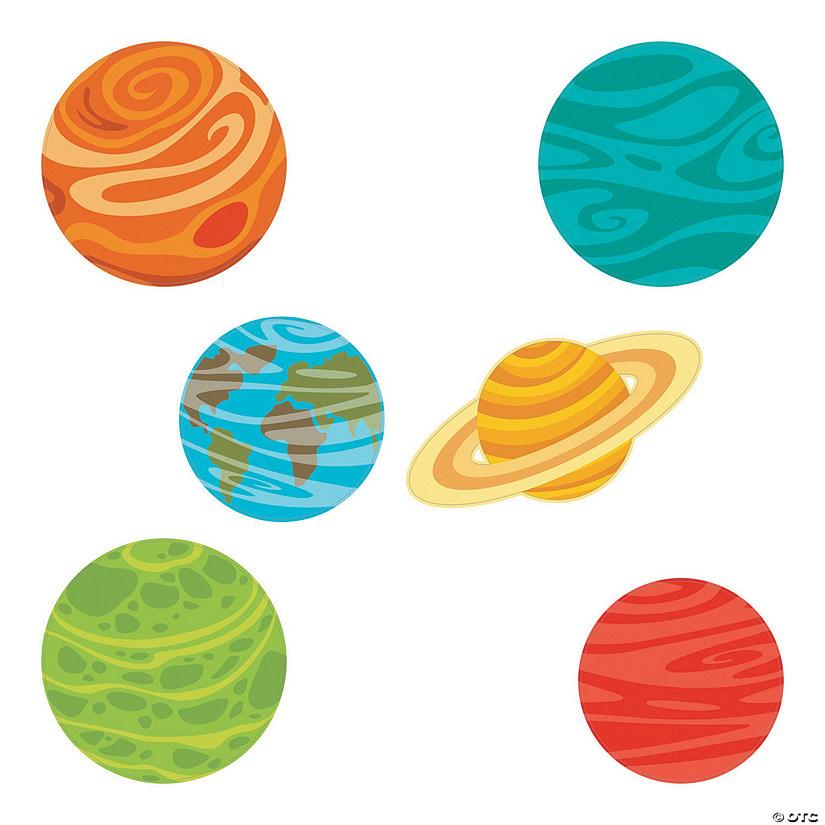 Space Party Cutouts - 6 Pc. Image