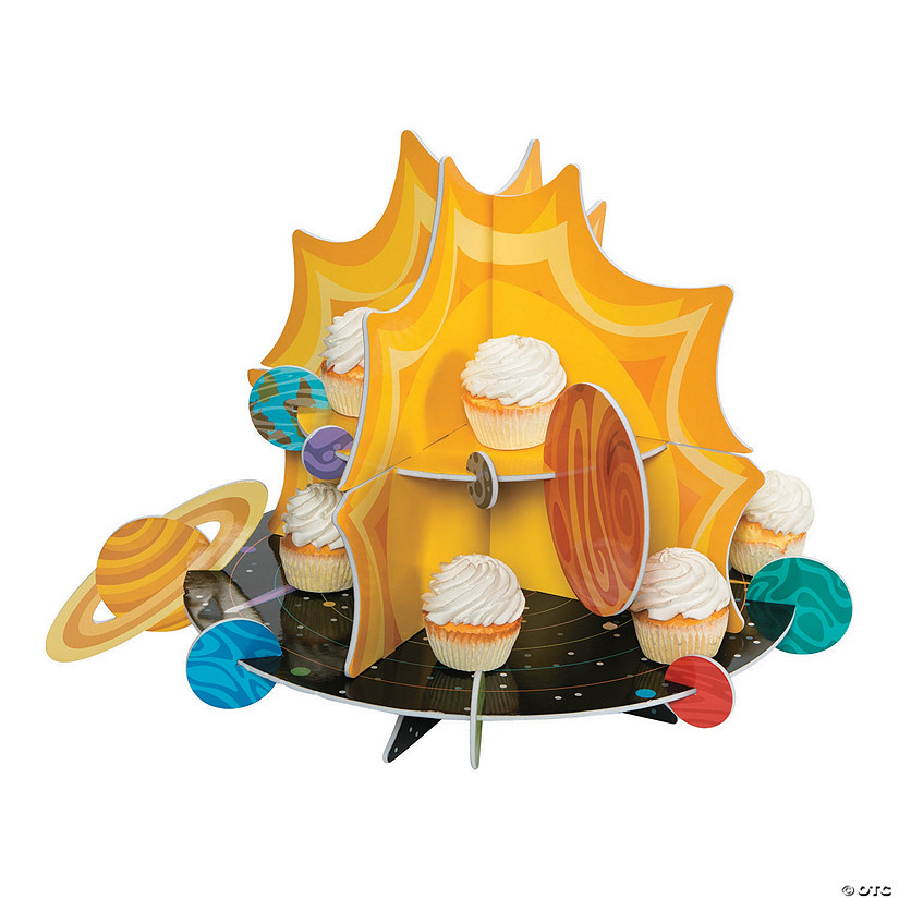 Space Party Rocket Cupcake Stand Image