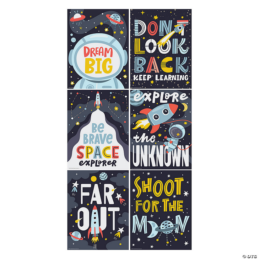 Space Posters - 6 Pc. Image