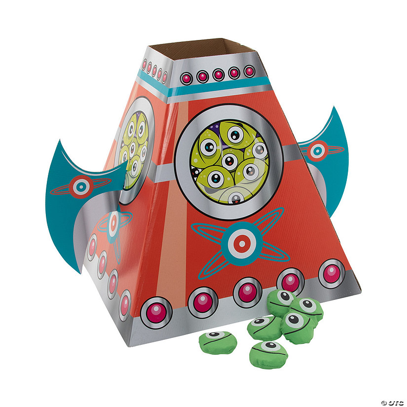 Space Rocketship Toss Game Image
