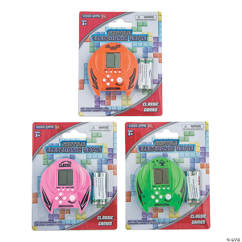 Space Shuttle Handheld Electronic Games - 6 Pc. Image