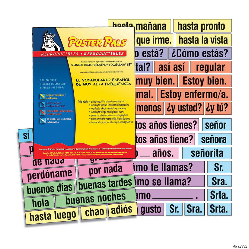Spanish High-Frequency Vocabulary Card Set Image