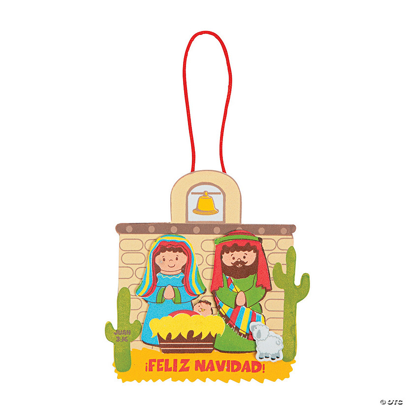 Spanish Nativity Christmas Ornament Craft Kit Discontinued