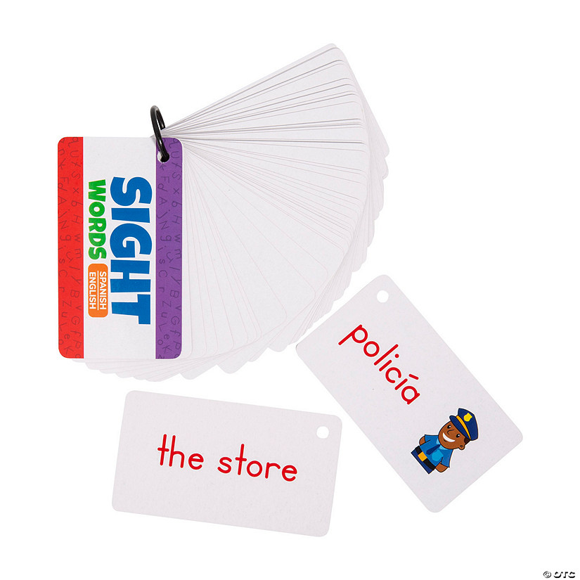 Spanish Sight Word Card Sets on a Ring - 6 Pc. Image