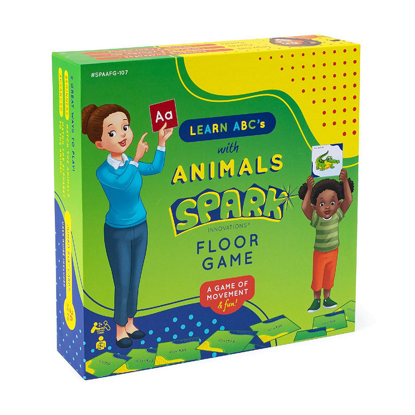 Spark ABC Animal Memory and Matching Cards Floor Game Image