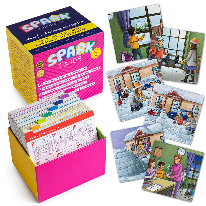 Spark Sequencing Cards For Storytelling and Speech Therapy Game Special Education Materials Image