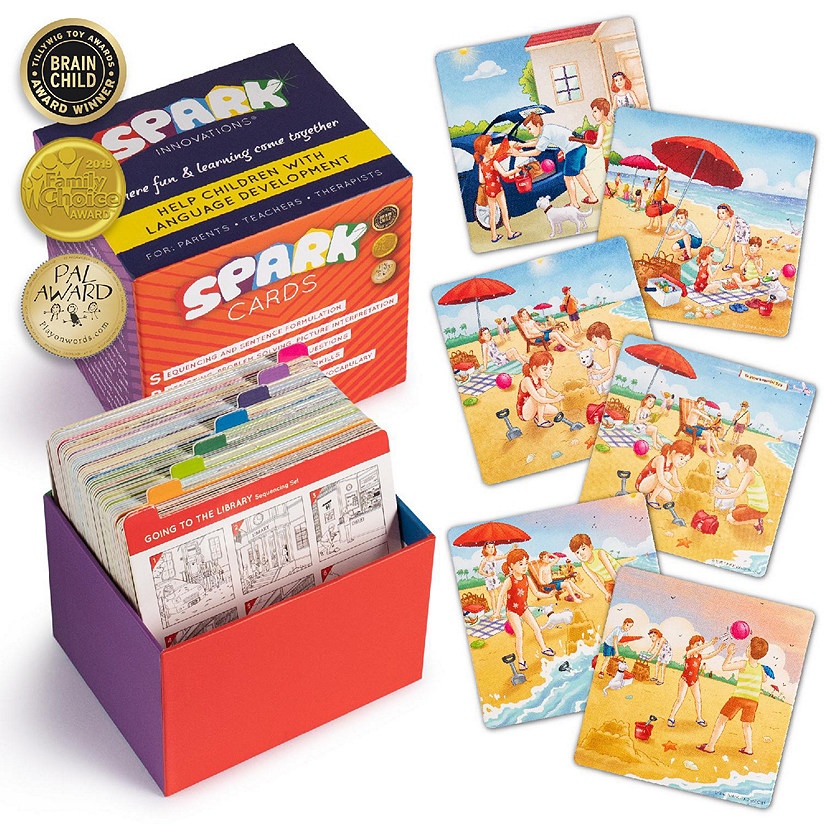 Spark Sequencing Cards For Storytelling and Speech Therapy Game Special Education Image