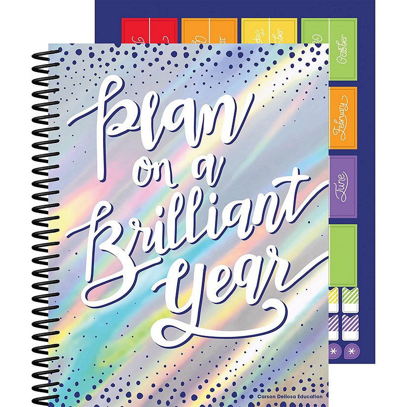 Sparkle and Shine Plan on a Brilliant Year Teacher Planner Image