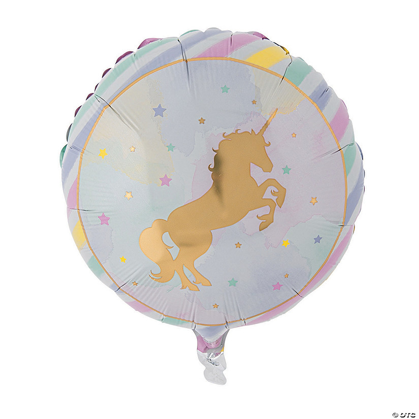 Sparkle Unicorn 18" Mylar Balloon Image