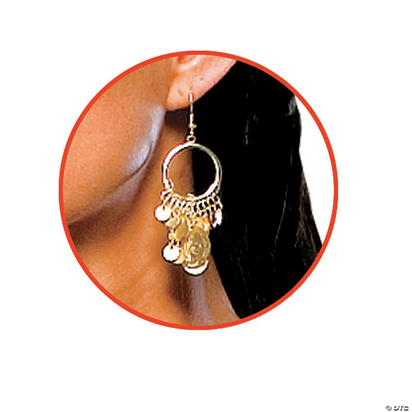 Spartan Queen Coin Earrings Image