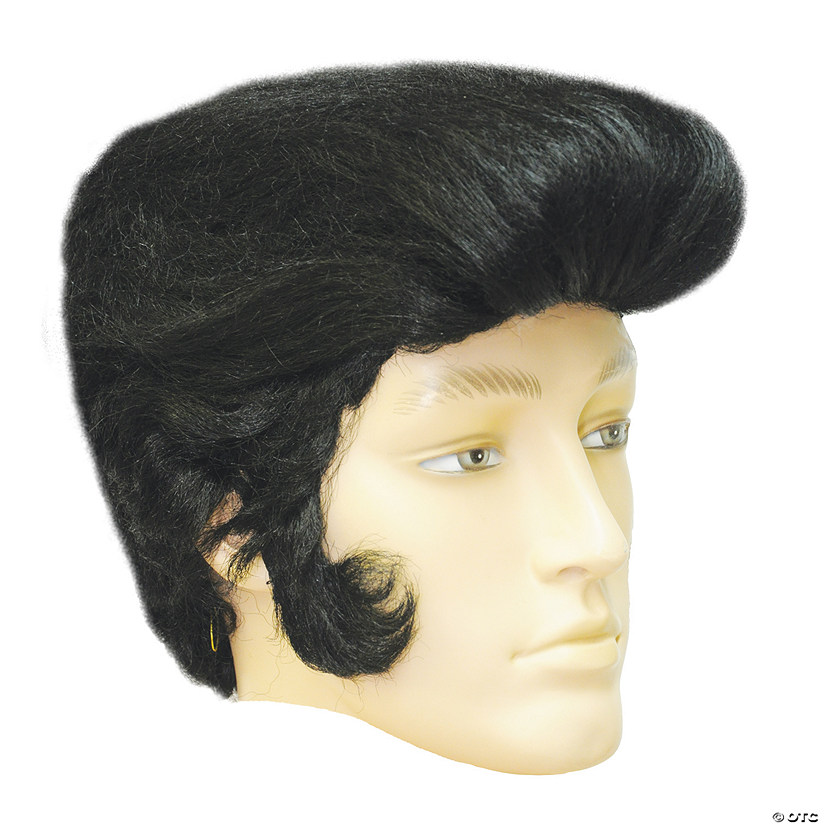 Special Bargain 50's Rocker Wig Black Image